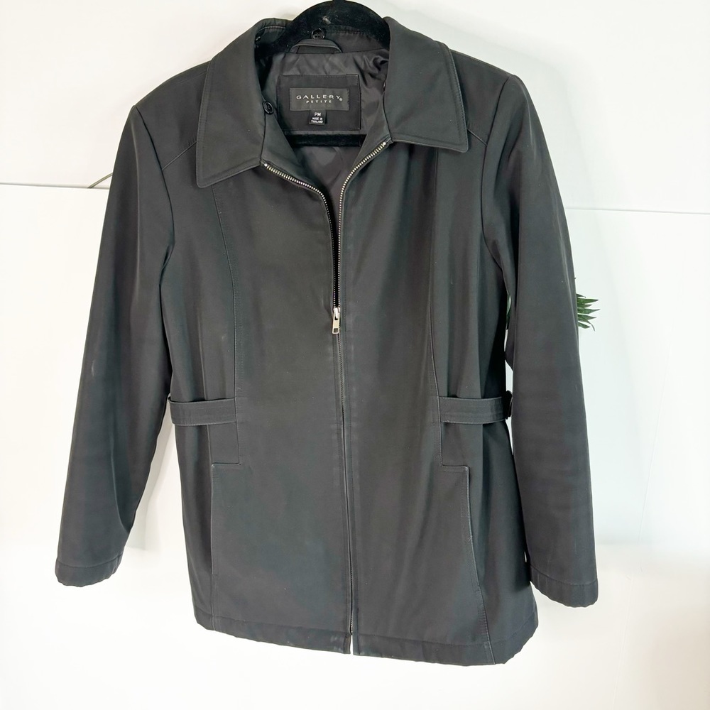 Nordstrom Gallery Black Jacket ! Fully lined zip up pockets!